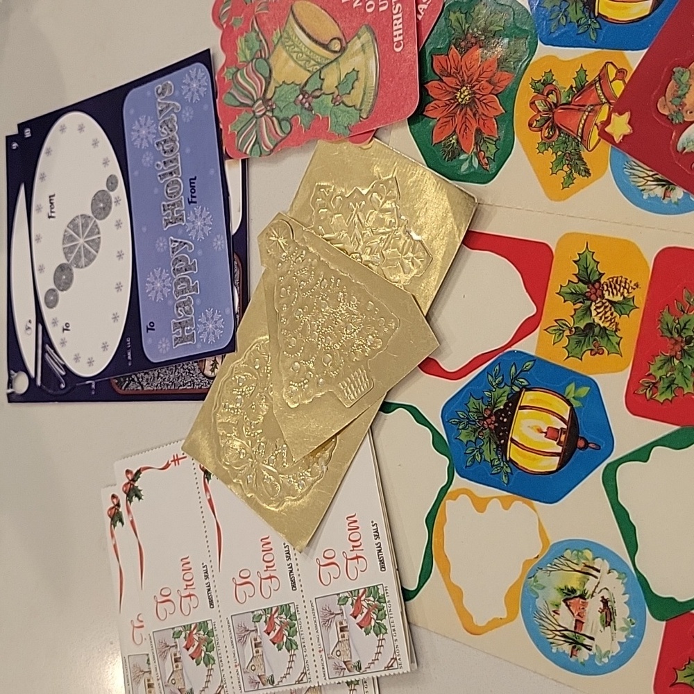 Christmas Gift Tag Sticker Bundle - Picture 3 of 6